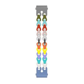  Ремешок HOCO WH12 Flexible силикон, металл, разноцветный 20mm 