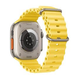  Ремешок HOCO WA12 Original для умных часов APPLE Watch 38/40/41/42mm силикон жёлтый 