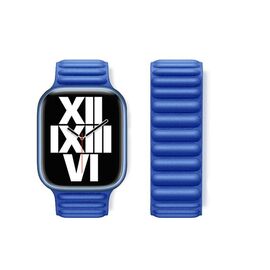  Ремешок HOCO WA24 Original для умных часов APPLE Watch 44/45/46/49mm ткань, металл голубой 