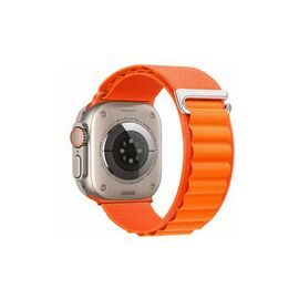  Ремешок HOCO WA20 для умных часов APPLE Watch 42/44/45/49mm ткань, резина золотой 