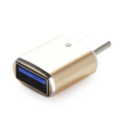  Переходник iNeez 916882 OTG USB to Type-C 3.0 converter + Flash Gold 2in1 