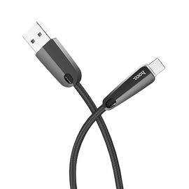 Кабель USB HOCO U35 Space shuttle USB - Type-C, 2.4А, 1.2 м, черный 
