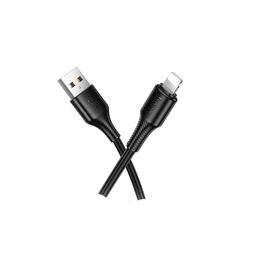  Дата-кабель HOCO X120 Beneficio charging data cable IP (packaged) Black 