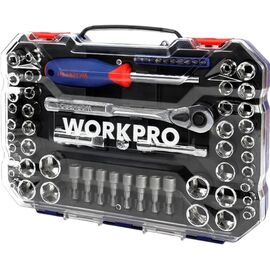  Набор инструментов Workpro WP202566 63 предмета (жесткий кейс) 