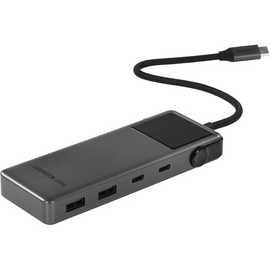  Хаб UGREEN CM888 (75177) 6-in-1 USB-C Hub With 3, USB-A, USB-C, HDMI, USB-C PD. Цвет: серый космос 