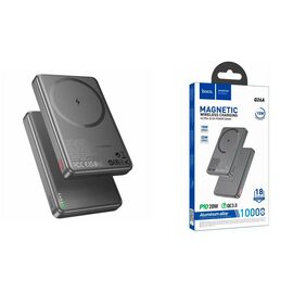  Внешний аккумулятор HOCO Q26A Joy PD20W Magnetic Fast Charging Power Bank 10000mAh metal Gray 