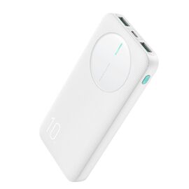  Внешний аккумулятор JoyRoom JR-PBF12 2.4A LED Power Bank 10000mAh White 