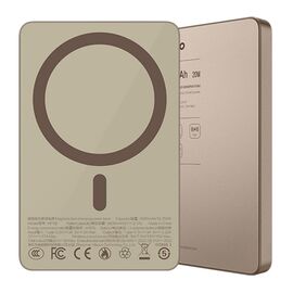  Power bank MAXCO MP38 Magnetic fast charging 5000mAh Desert Gold 