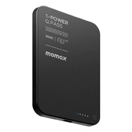  Внешний аккумулятор MOMAX IP115D 1-Power Q.Pass 3000mAh Magnetic wireless Battery Pack Black 
