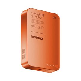  Внешний аккумулятор MOMAX IP168Q22M 1-Power Q.Pass2 10000mAh Magnetic wireless Battery Pack Orange 