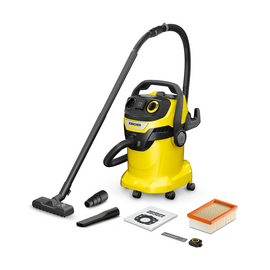  Строительный пылесос Karcher WD 5 Control P 25/5/22 (1.628-317.0) 1200Вт уборка сухая/влажная/выдув/сбор воды желтый 