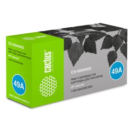  Тонер Картридж Cactus CS-Q5949AS черный для HP 1160/1320/3390/3392 (2500стр.) 