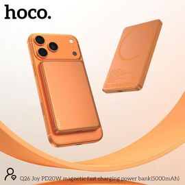  Внешний аккумулятор HOCO Q26A Joy PD20W Magnetic Fast Charging Power Bank 10000mAh Orange 