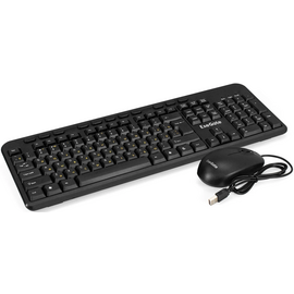  Комплект ExeGate Professional Standard Combo MK150 (EX298903RUS) клавиатура мультимедийная влагозащищенная 116кл. + мышь оптическая 1200dpi 