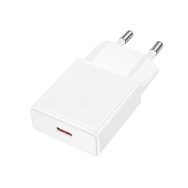  Зарядное устройство HOCO N72 Speed single-port PD20W ultra-thin charger (EU) White 