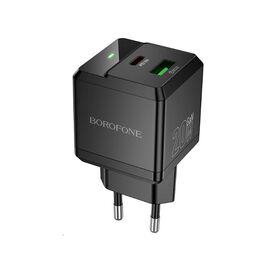  СЗУ BOROFONE BN19 Intenso PD20W+QC3.0 charger (EU) Black 