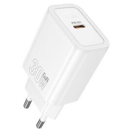  Зарядное устройство HOCO N62 Gental PD30W+QC3.0 charger EU White 
