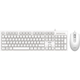  Комплект клавиатура и мышь Acer OCC504 (ZL.ACC11.00N) клав белый мышь белый 