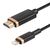 Кабель USAMS US-SJ509 U70 HDMI - Lightning, версия 1.4, 2м, нейлоновая оплетка, черный (SJ509HD01) 
