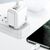  Сетевое зарядное устройство TOTU HTY-0902000 1xUSB + 1xUSB-C, 0.8A, 18W, белый 