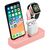  Настольная зарядная станция COTEetCI CS7201-MRG BASE 19 3-in-1 для iPhone+Airpods+Apple Watch, розовое золото 