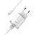  Сетевое зарядное устройство HOCO C37A Thunder 1xUSB с Кабелем USB - Lightning, 2.4A, 10.8W, белый 