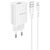  Сетевое зарядное устройство BOROFONE BN1 Innovative 1xUSB с Кабелем USB - Micro, 2.1A, белый 