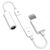  Переходник  MH020, Lightning - Jack 3.5, 14 см, белый, контроллер с микрофоном 