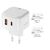  СЗУ PERO TC11 USB-A QC3.0 + USB-C PD, 45W черный 