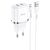  Сетевое зарядное устройство HOCO N4 Aspiring 2xUSB с Кабелем USB - Micro, 2.4A, белый 