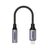 Адаптер  AUX 3,5 - Lightning Foneng BM30,  14см (Metal Gray) 