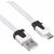  Дата-кабель Buro BHP MicroUSB 1M FLAT micro плоский 1м белый 