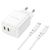  Сетевое зарядное устройство BOROFONE BN9 Reacher 2xUSB-C с Кабелем Type-C - Lightning, 35W, белый 