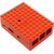  Корпус ACD RA183 red для микрокомпьютера Raspberry Pi 3 Red ABS Plastic Building Block case for Raspberry Pi 3 
