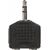  Адаптер аудио Ningbo JAAA095-B 2xJack 3.5 (f)/Jack 3.5 (m) черный 