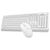  Клавиатура + мышь A4Tech Fstyler FG1012 клав:белый мышь:белый 