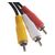  Кабель Perfeo R3102 3xRCA вилка - 3xRCA вилка 1м 