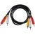 Кабель Perfeo R3102 3xRCA вилка - 3xRCA вилка 1м 