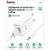  СЗУ HOCO C106A Leisure, 1USB + Micro (EU) (белый) 