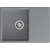  Кухонная мойка GRANFEST Urban 668L dark gray 