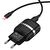  Сетевое зарядное устройство BOROFONE BA24A Vigour 2xUSB с Кабелем USB - Lightning, 2.4A, черный 