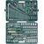  Набор инструмента JONNESWAY S04H524127S универсальный 1/2" и 1/4" DR, 127 предметов 