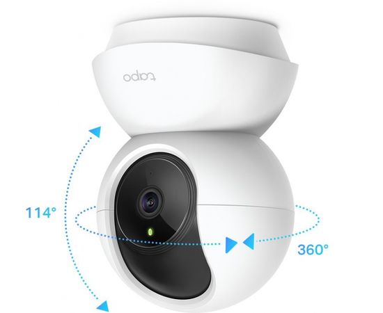  TP-Link Tapo C200 Камера 1080P indoor IP camera, 360° horizontal and 114° vertical range, Night Vision, Motion Detection, 2-way Audio, support 128G MicroSD card 