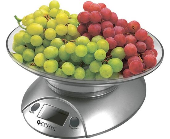  Весы кухонные Centek CT-2451 серебро/черный 