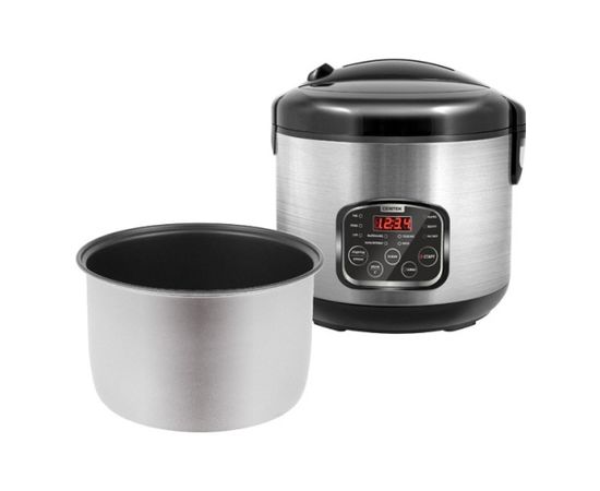 Мультиварка Centek CT-1490 чёрный/сталь 