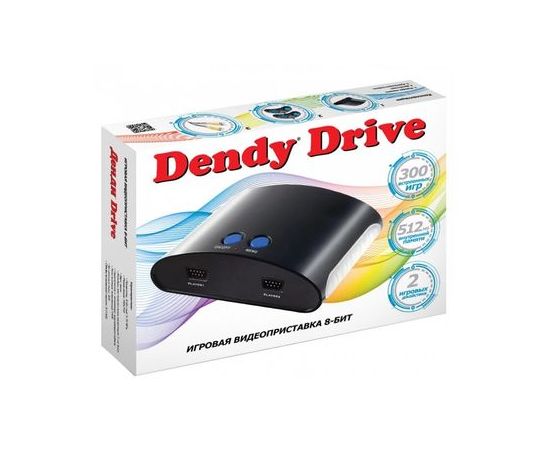  Игровая приставка DENDY Drive - (300 игр) 