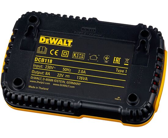  Зарядное устройство DEWALT DCB118-QW 