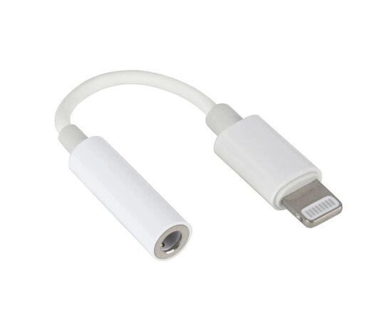  Адаптер RockBox LJ01 Lightning/3.5 jack для наушников (white) 