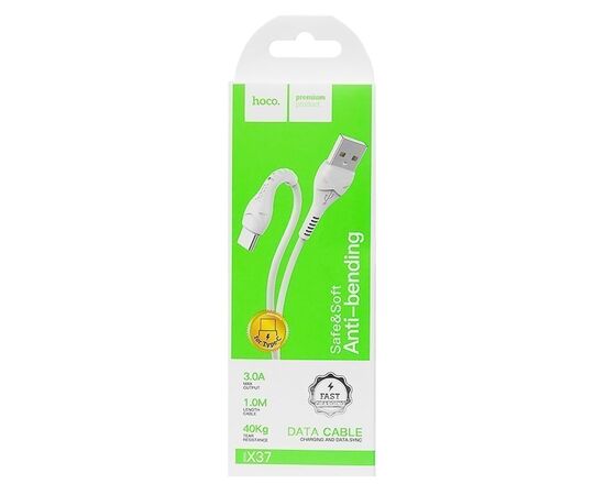  Кабель USB - Type-C Hoco X37 Cool power (white) 