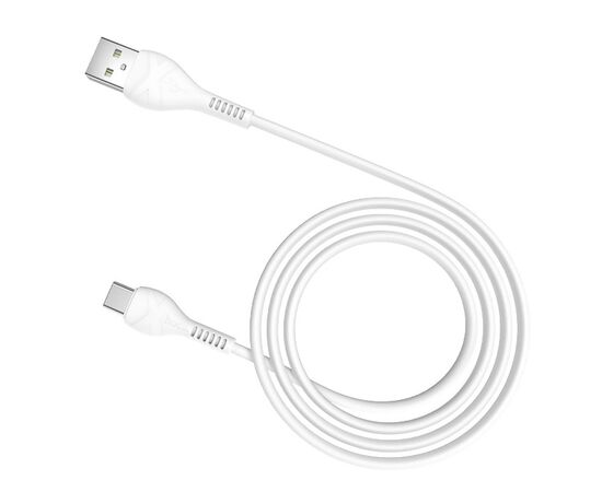  Кабель USB - Type-C Hoco X37 Cool power (white) 